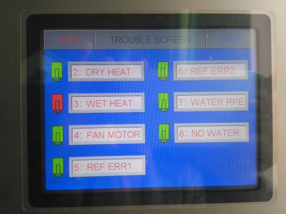 恒温恒湿箱报警显示WET HEAT,怎么解除报警