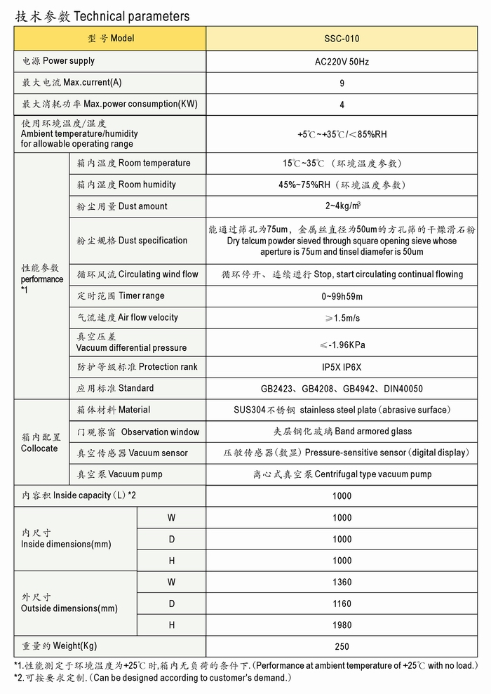 沙尘试验箱