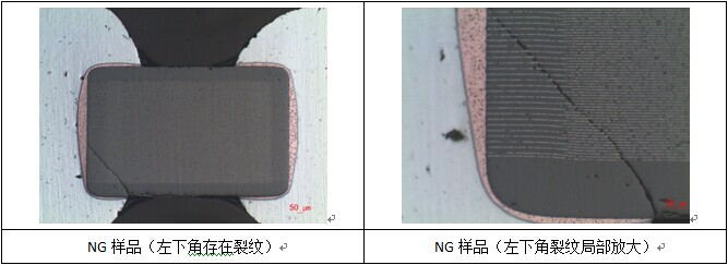 MLCC漏电失效分析