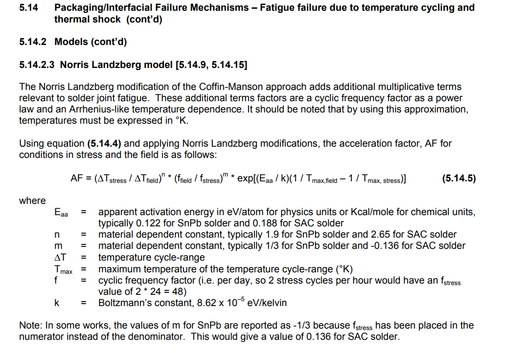 Norris-landzberg模型研究
