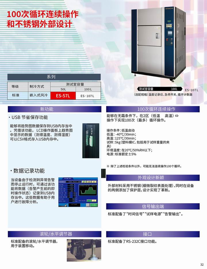 固纬电子ES-57L冷热冲击试验箱