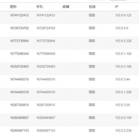 虚拟运营商号段，注册大量灌水账户