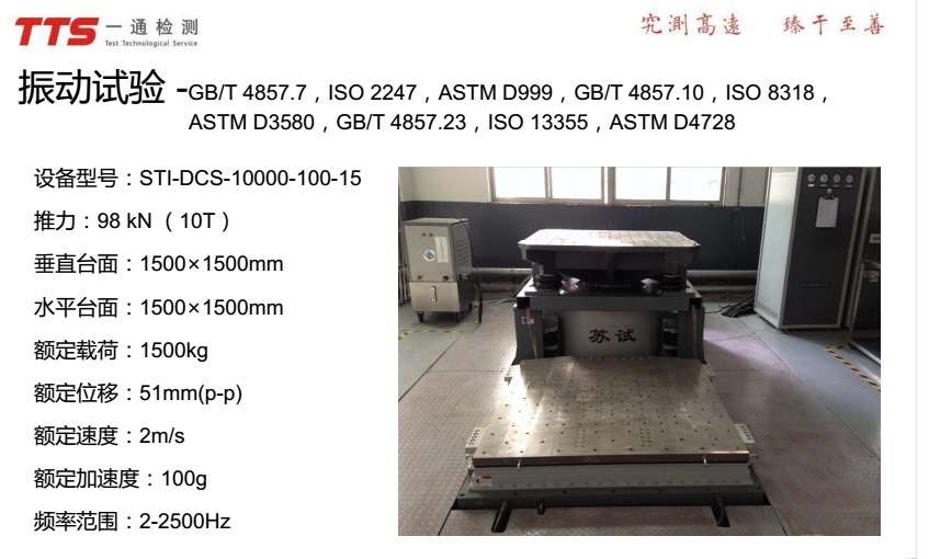 GB/T 4857运输包装振动测试