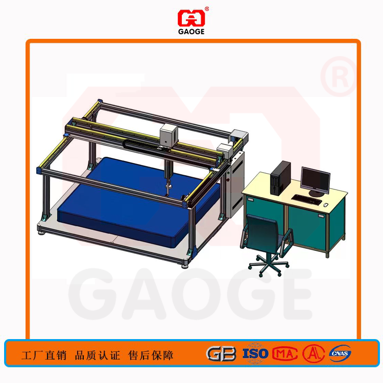 东莞家具测试仪工厂定制-床垫贴合度及软硬度测试机