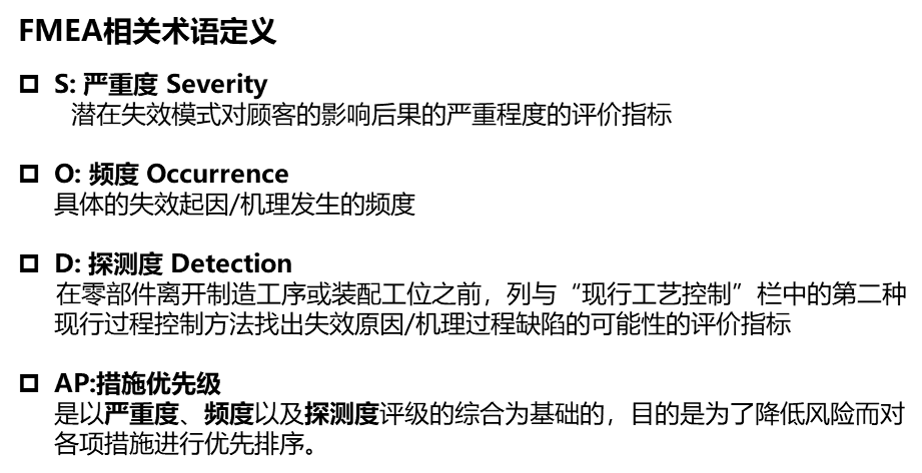 五大核心质量工具之FMEA